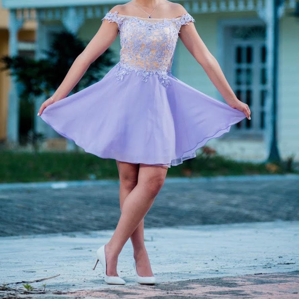 Purple Mini Dress